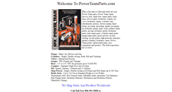Desktop Screenshot of powerteamparts.com